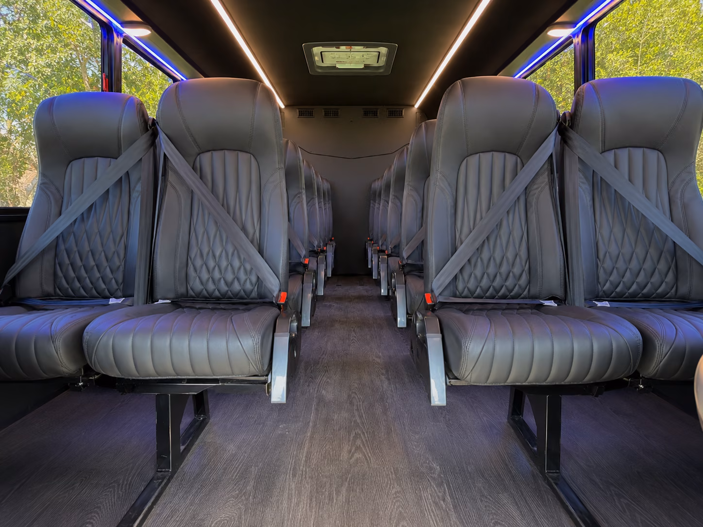 ventura 18 passenger minibus inside