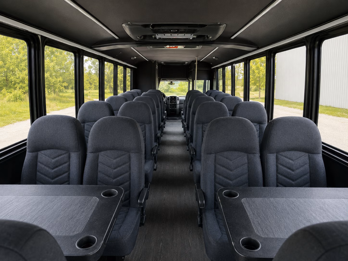 ventura 20 passenger minibus inside