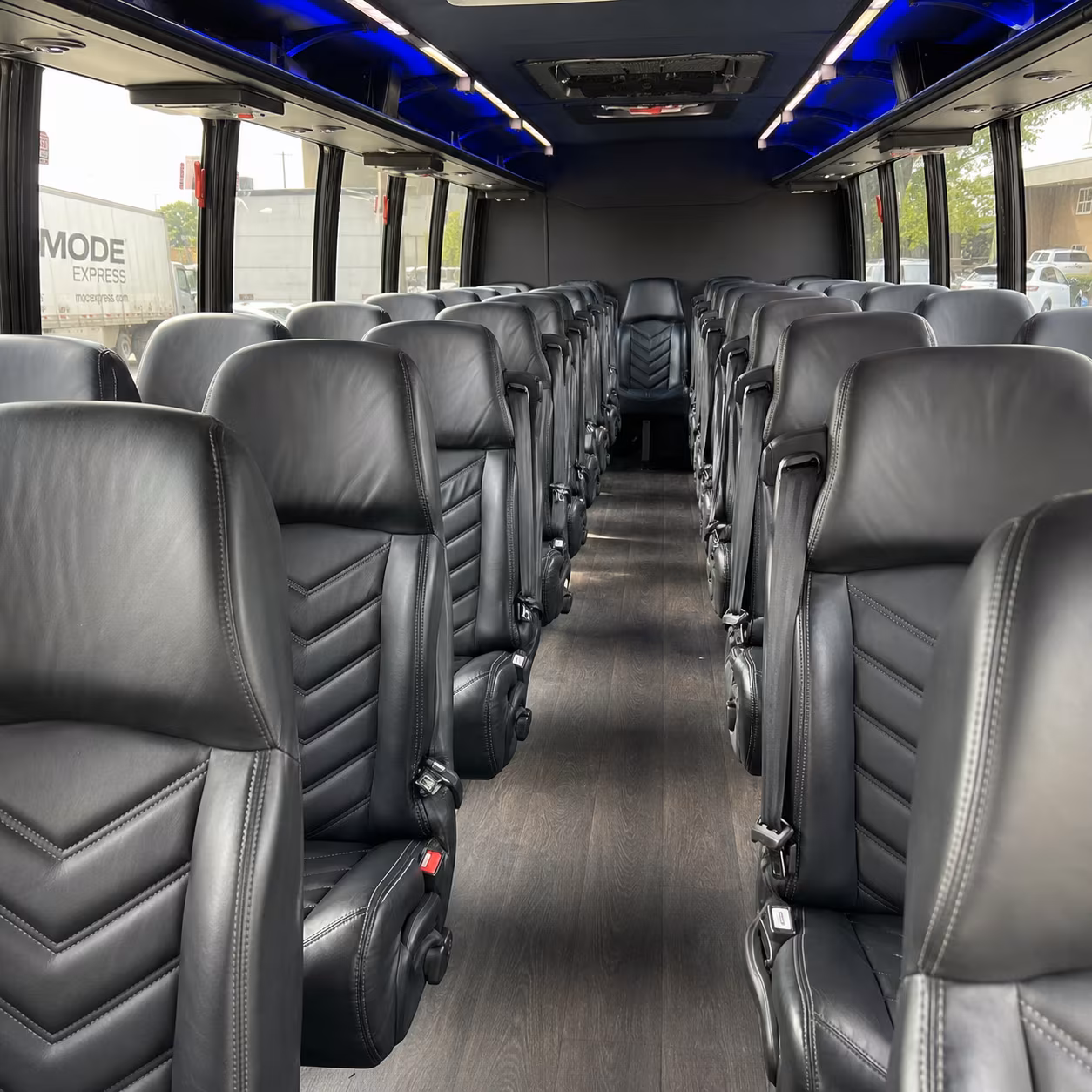 ventura 25 passenger minibus inside