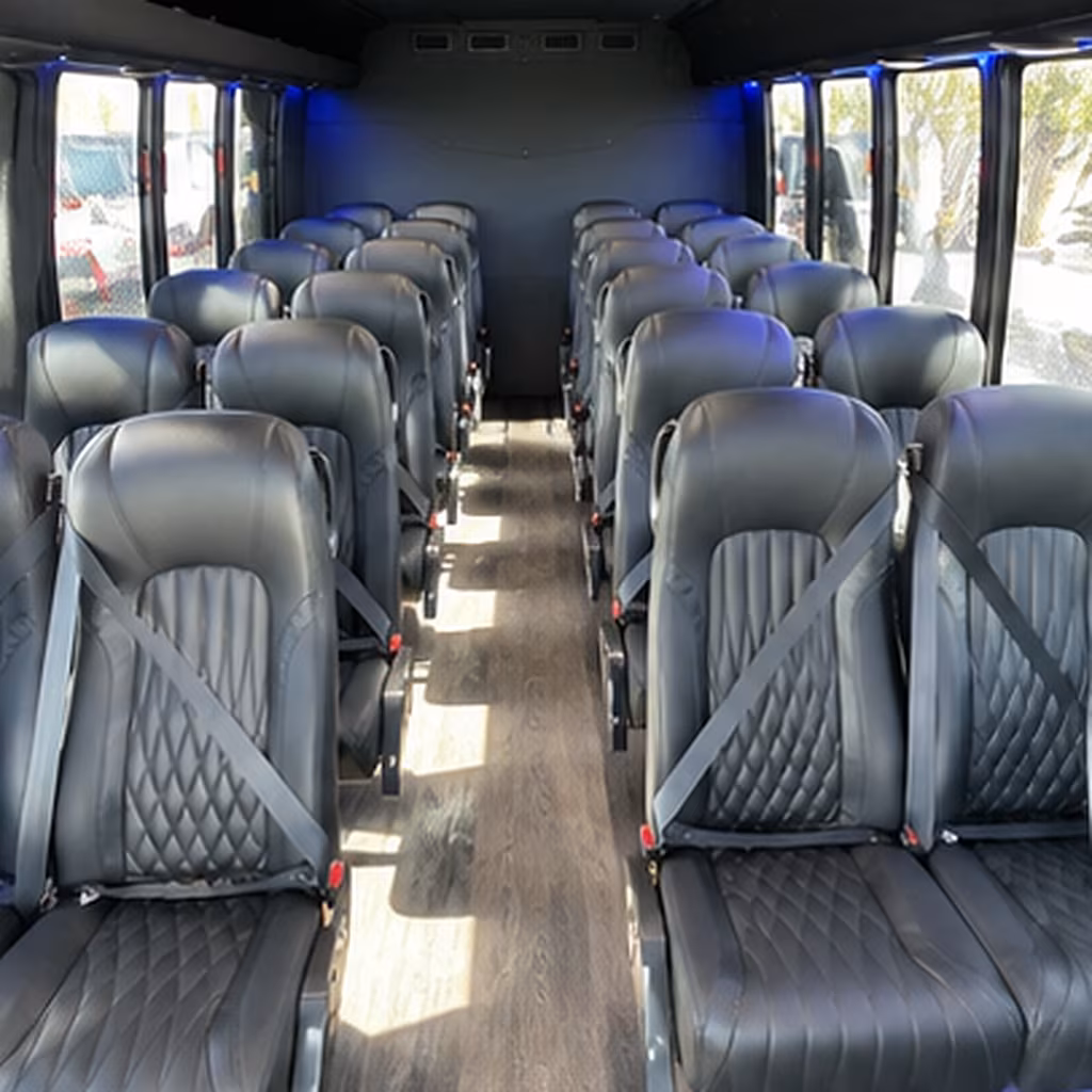 ventura 28 passenger minibus inside
