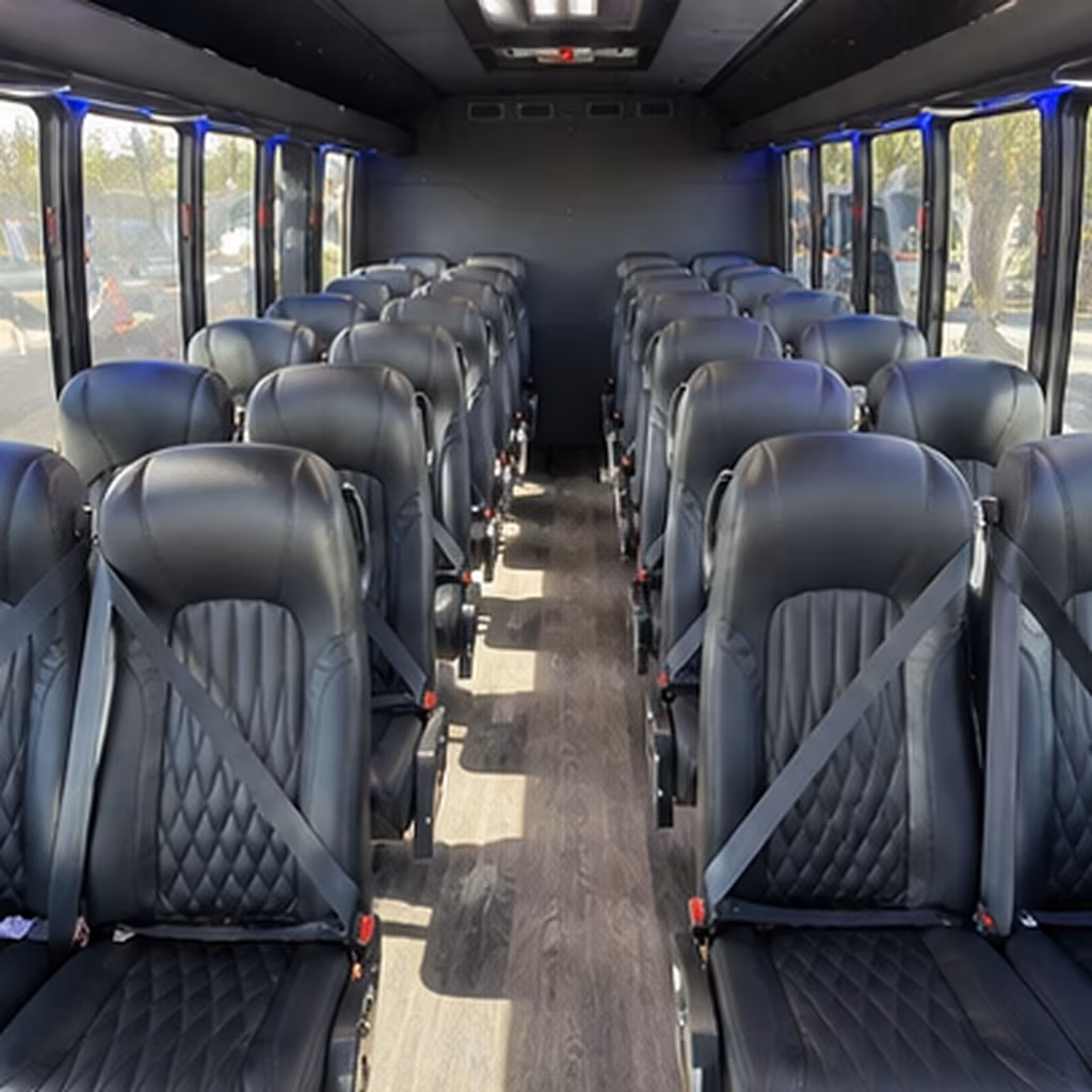 ventura 30 passenger minibus interior