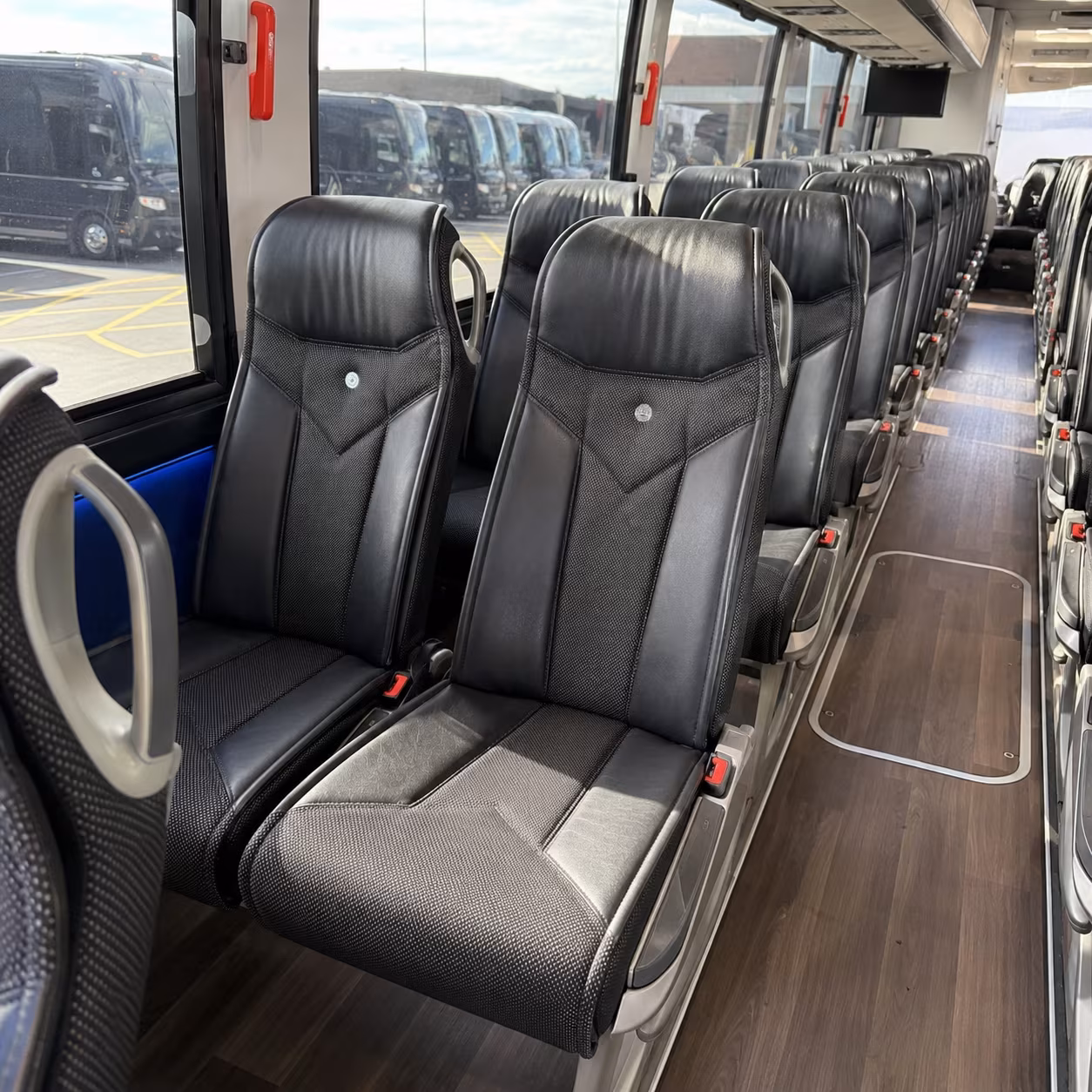 ventura 40 passenger charter bus interior