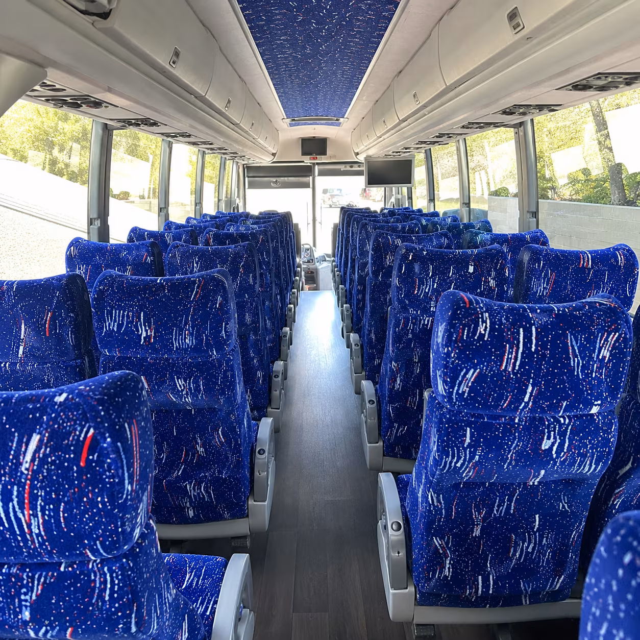 ventura 50 passenger charter bus interior