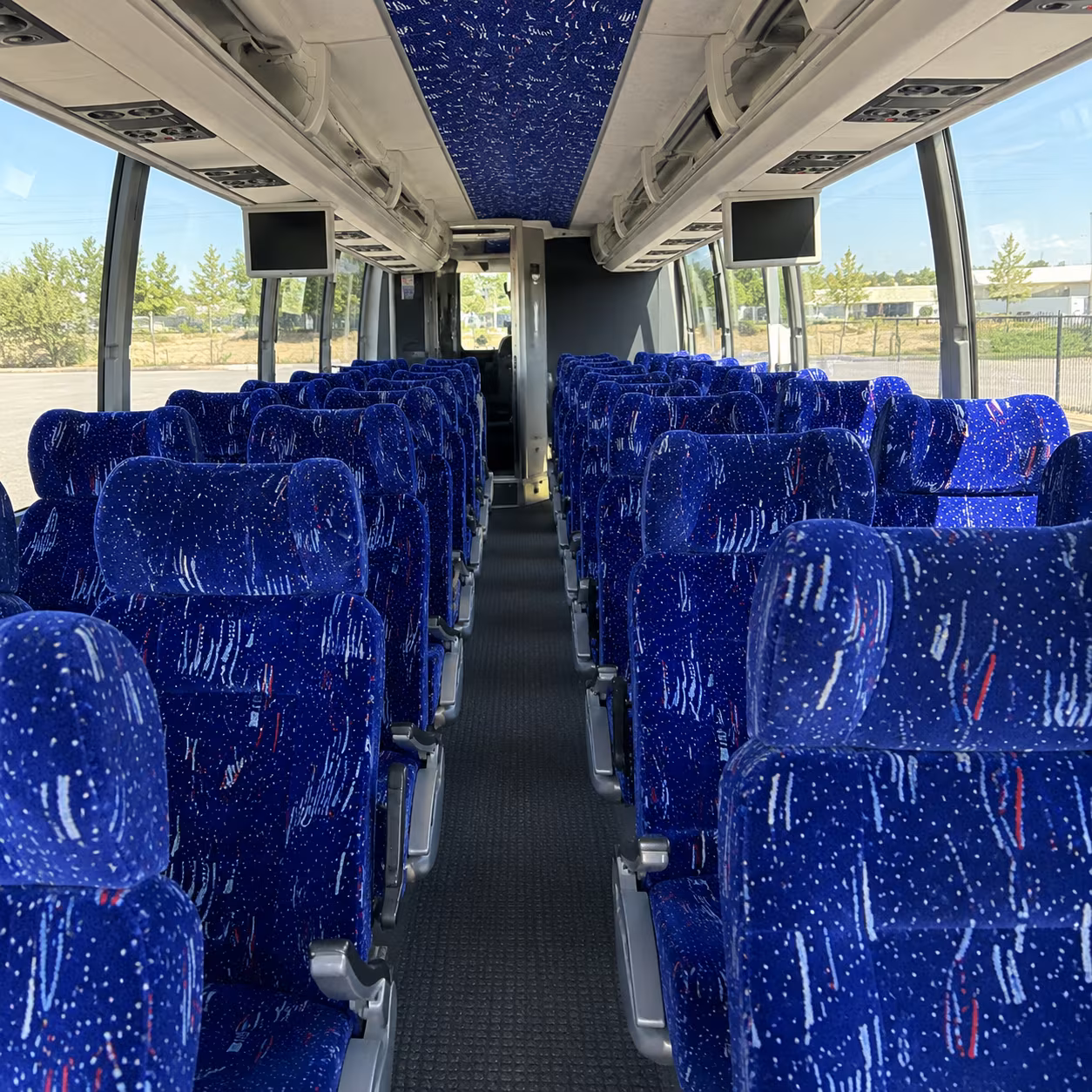 ventura 54 passenger charter bus interior
