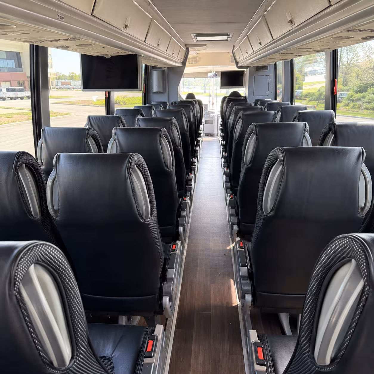 ventura 56 passenger charter bus inside