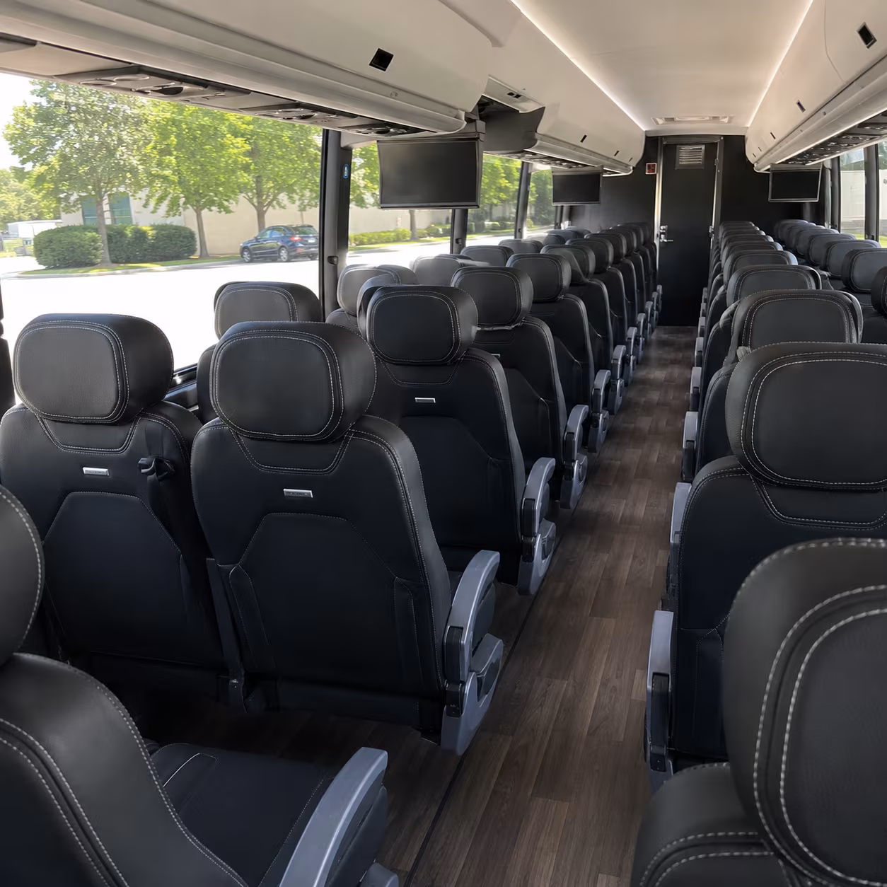 ventura 56 passenger charter bus interior