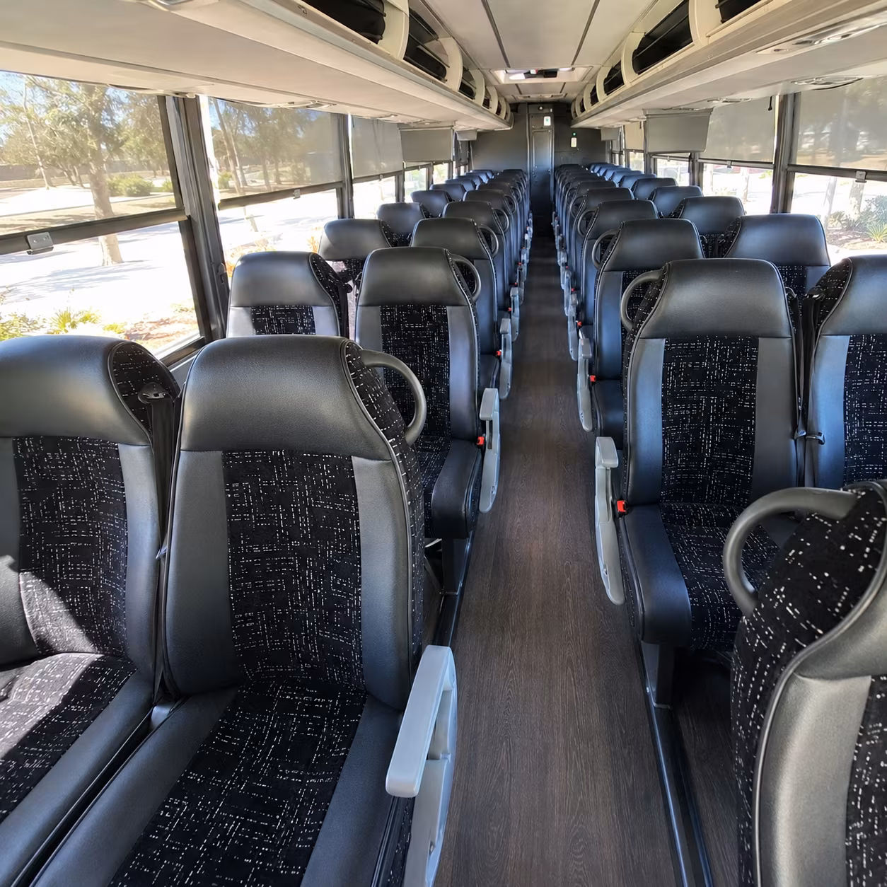 ventura charter bus inside